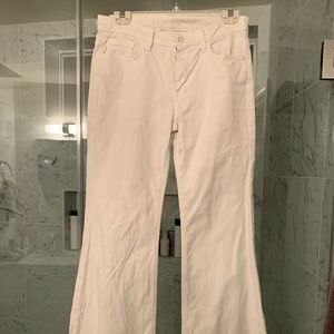 White 7 for all Mankind Ginger Flare Jeans